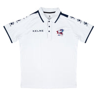 Travel Polo White/Navy - Adult