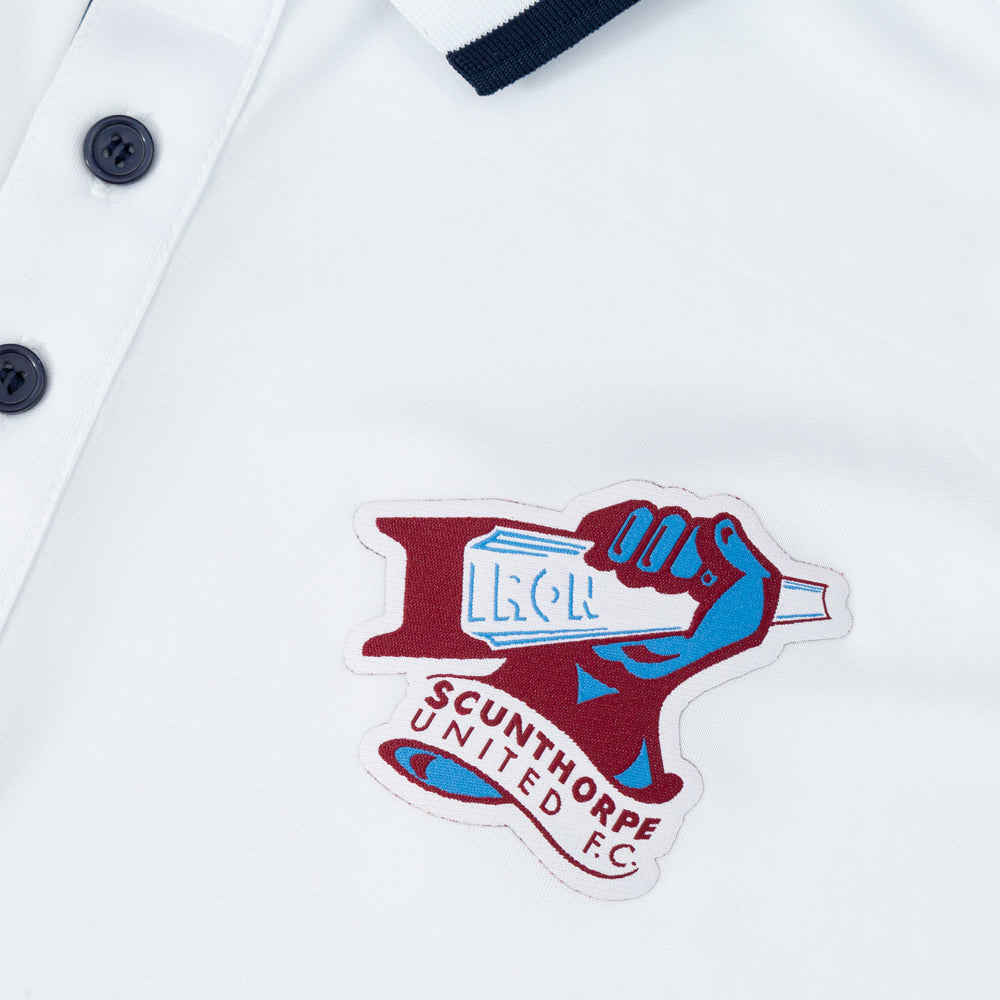 Travel Polo White/Navy - Adult