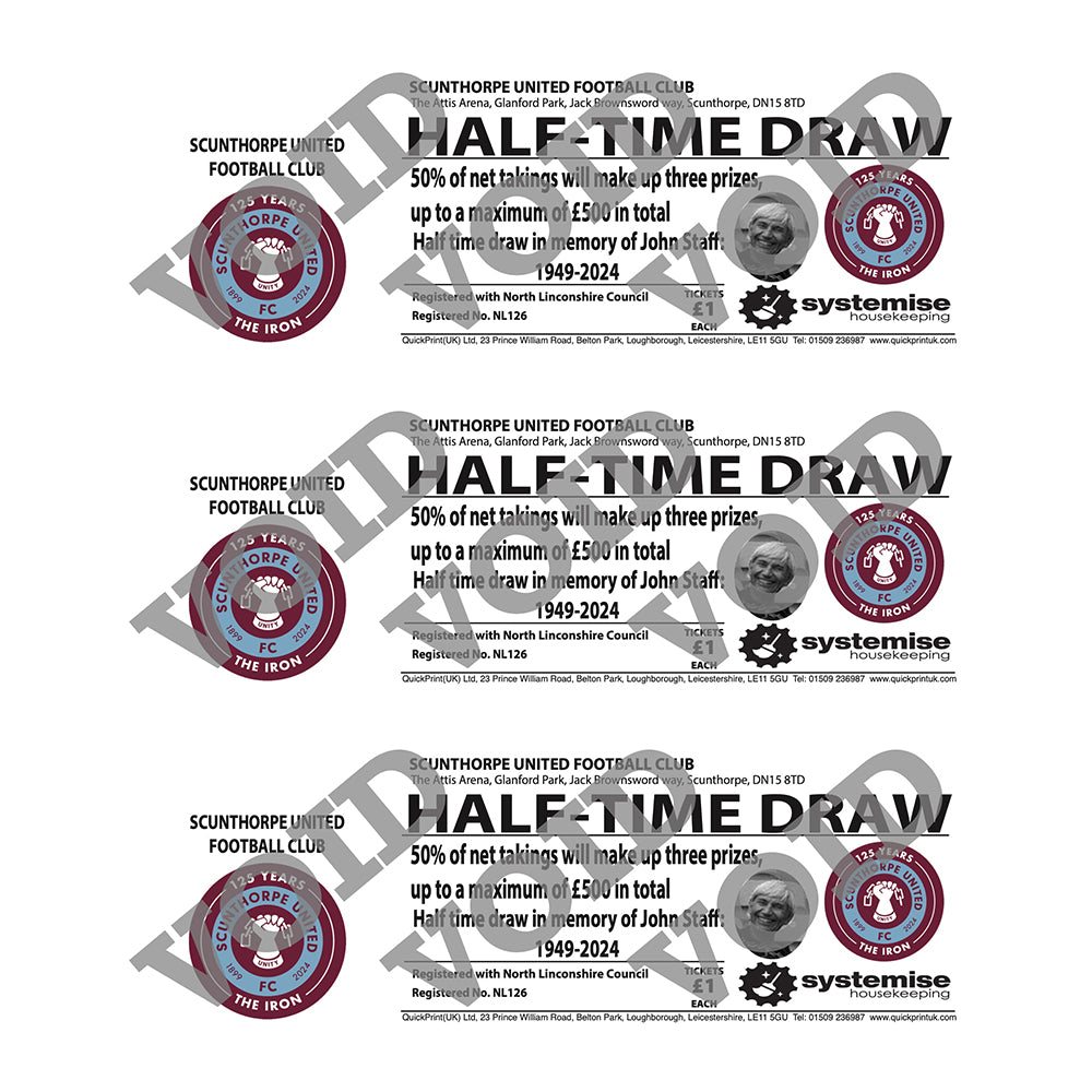 Chester Promotion Final Half-Time Draw