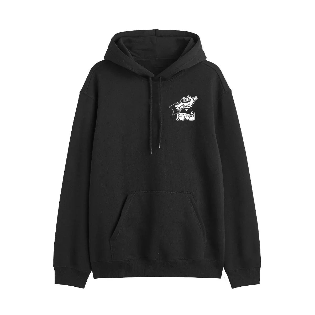 Black Mono Crest Hoodie *Online Exclusive*