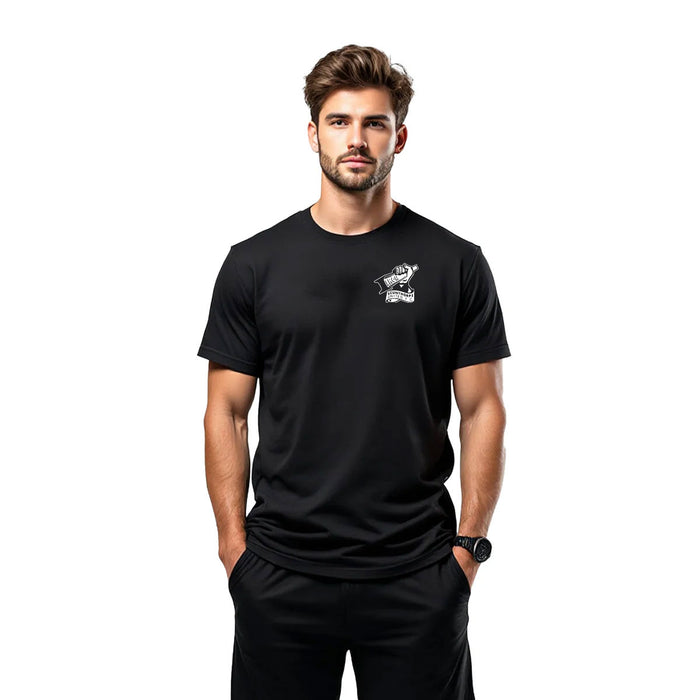 Black Mono Crest T Shirt *Online Exclusive*