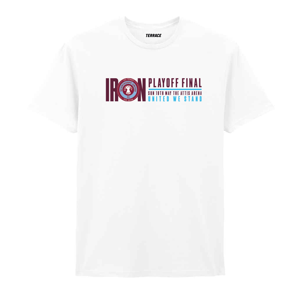 White Playoff Final T Shirt *Online Exclusive*
