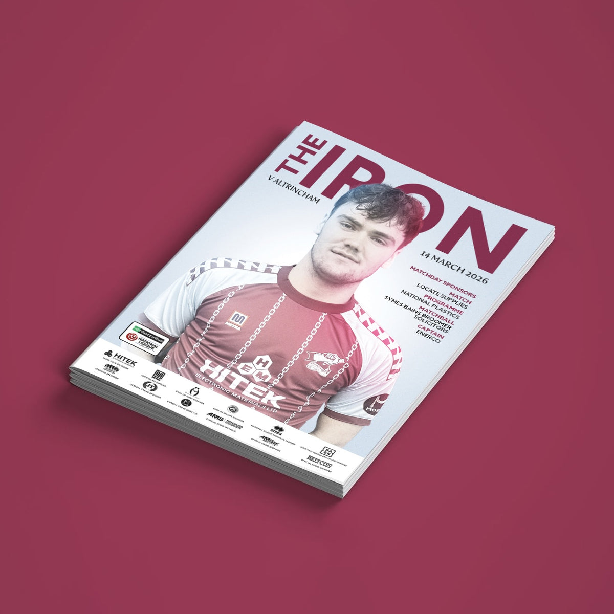 Altrincham programme (14/03/26)