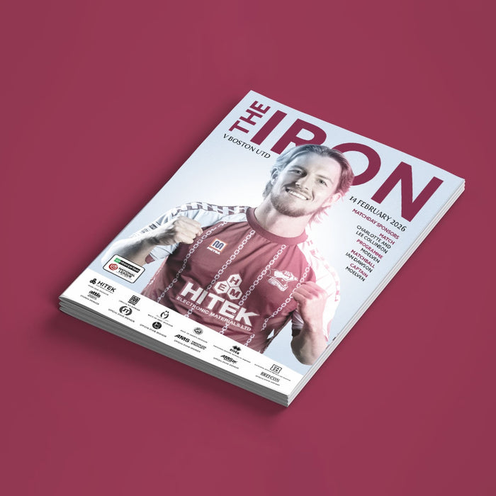 Boston United programme (14/02/26)