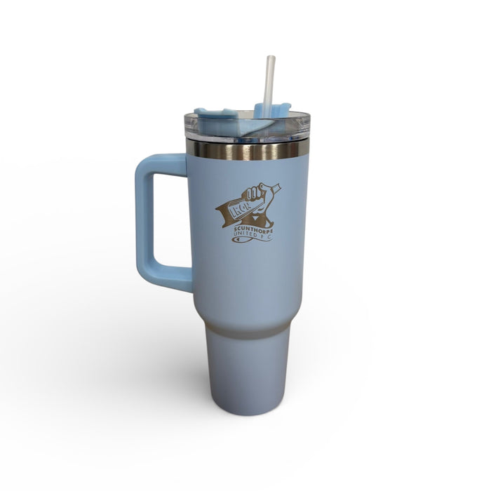 Light Blue Travel Flask