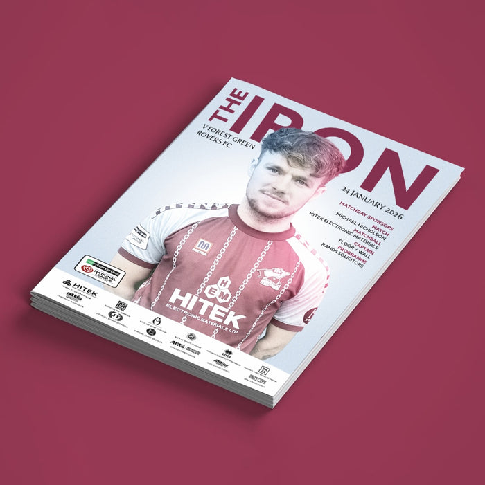 Forest Green Rovers programme (24/01/26)