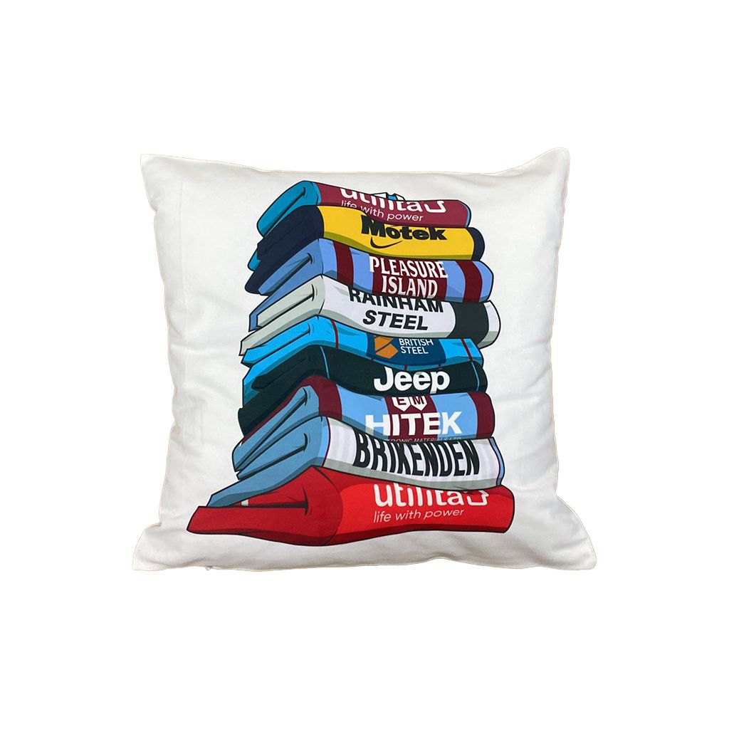 Retro Shirt Stack Cushion