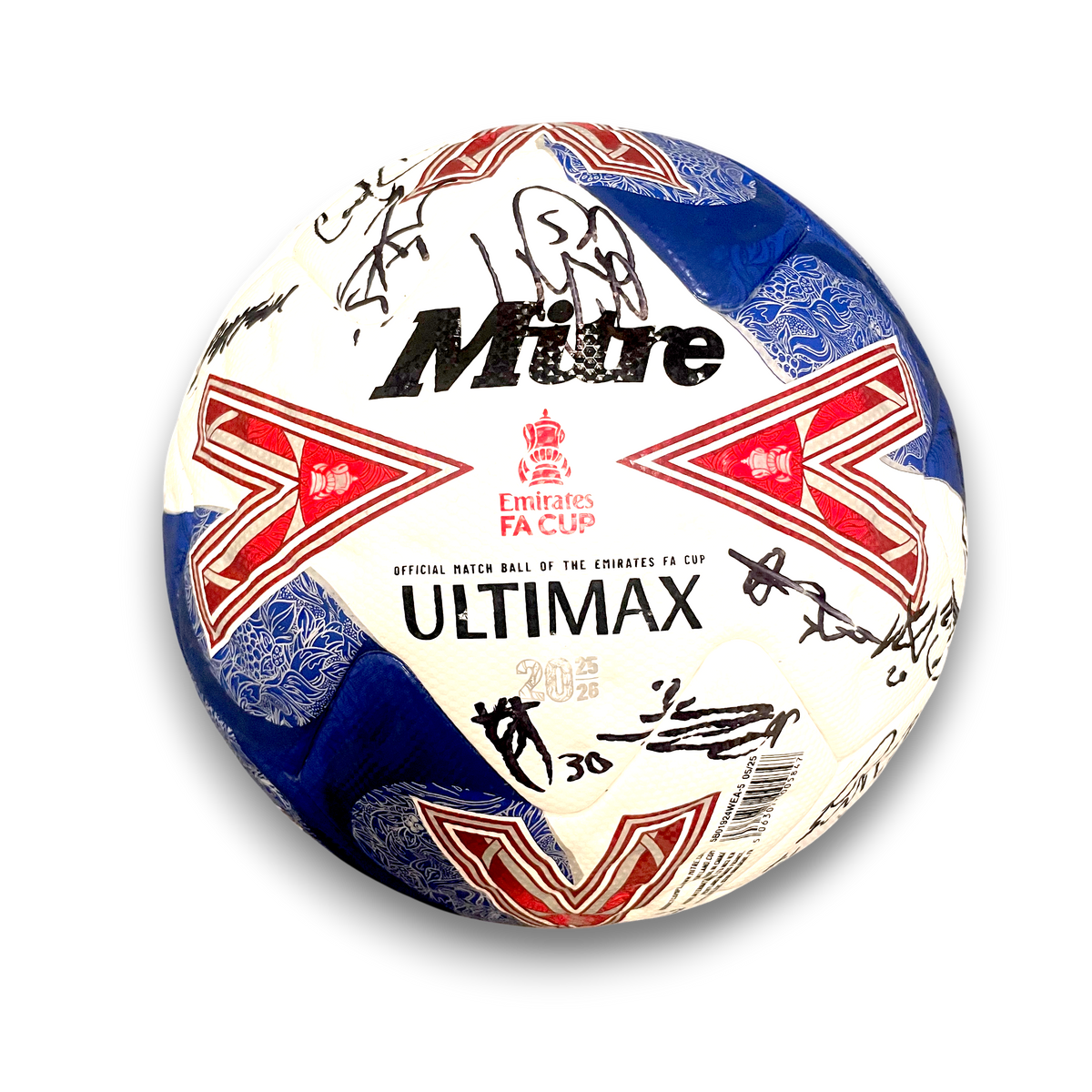 Squad Signed FA Cup Match Ball