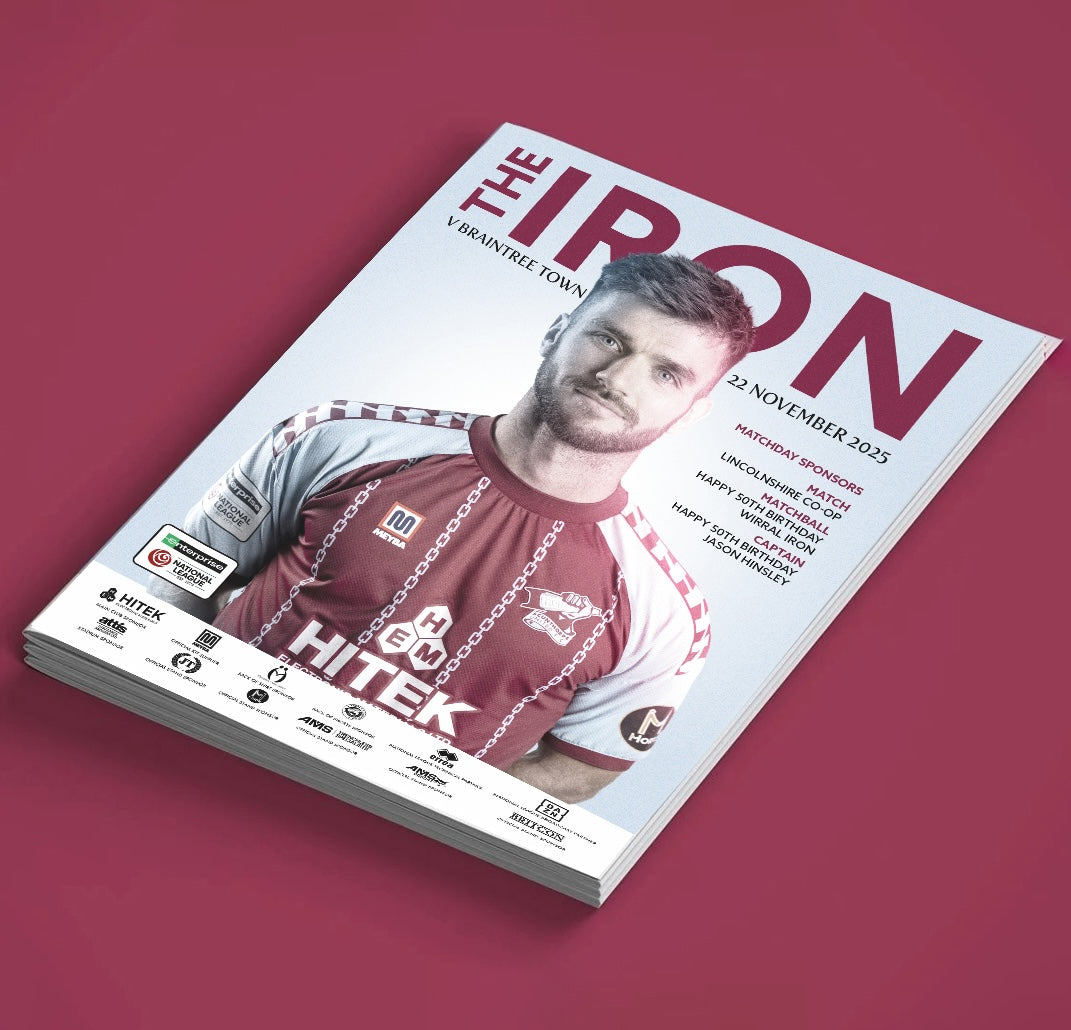 Braintree Town programme (22/11/25)