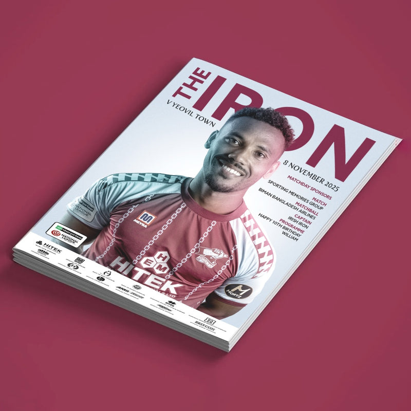 Yeovil Town programme (25/10/25)