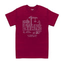 Claret Evans Brick Wall T Shirt *