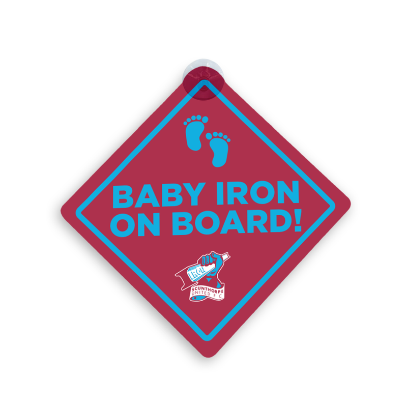 Baby Iron Car Sign