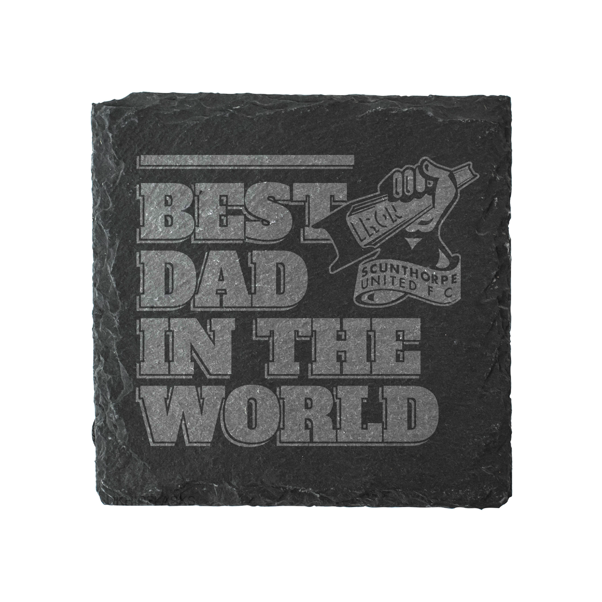 Best Dad In The World Slate Coaster *ONLINE EXCLUSIVE*
