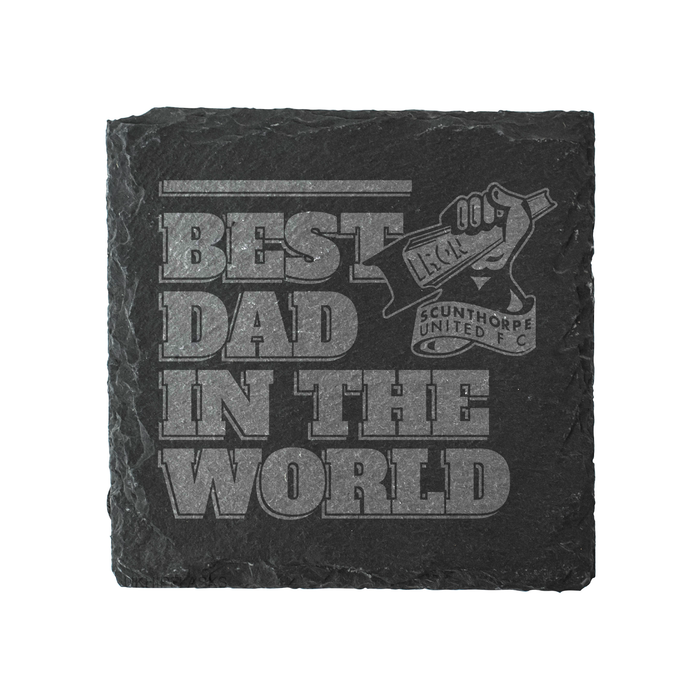 Best Dad In The World Slate Coaster *ONLINE EXCLUSIVE*