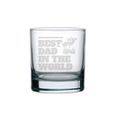 Best Dad In The World Whiskey Glass *