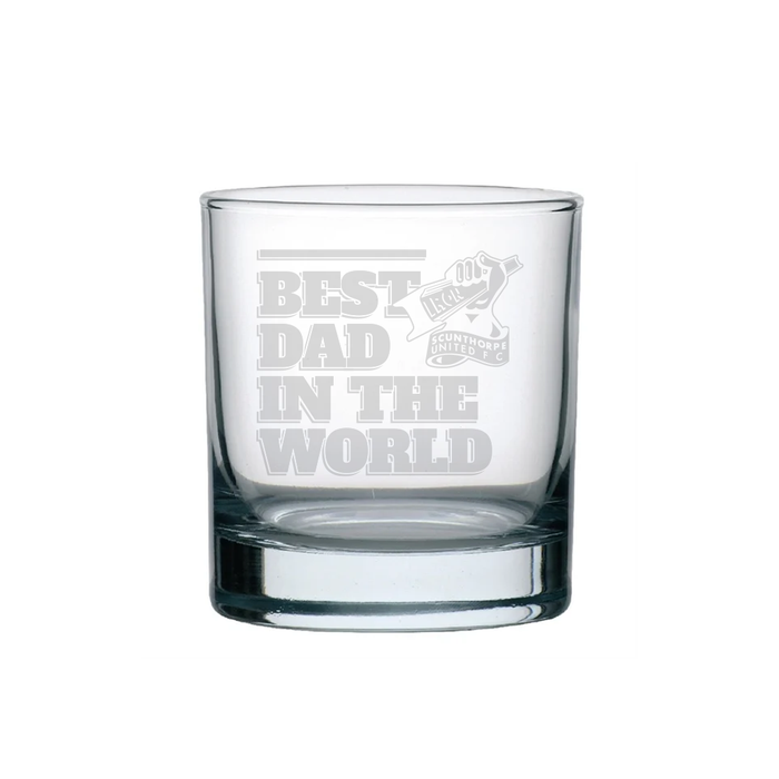 Best Dad In The World Whiskey Glass *ONLINE EXCLUSIVE*