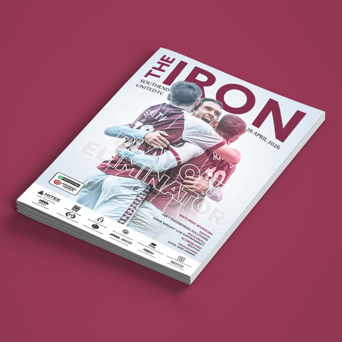 Southend United - play-off eliminator programme (28/04/26)