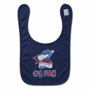 Navy #1 Fan Baby Bib
