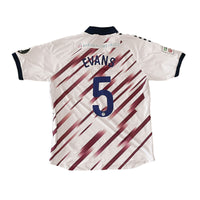 Evans Signed Match Worn Shirt w/ Tear