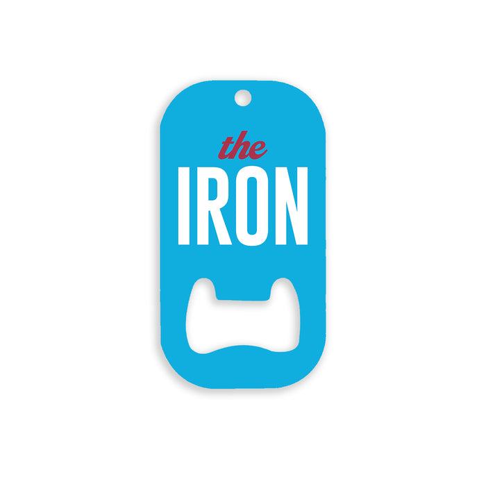 Iron Bottle Opener Keyring