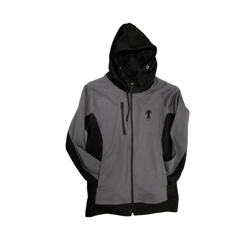 Charcoal Full Zip Fleece Hoodie