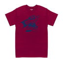 Claret Large Mono Crest T Shirt *