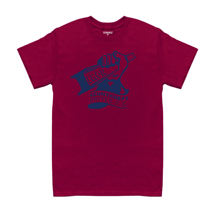 Claret Large Mono Crest T Shirt *Online Exclusive*