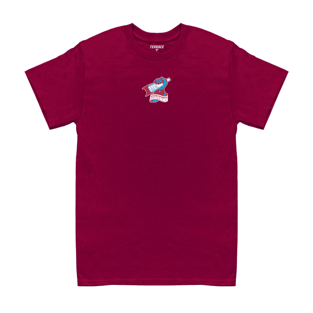 Claret Centre Crest T Shirt *Online Exclusive*
