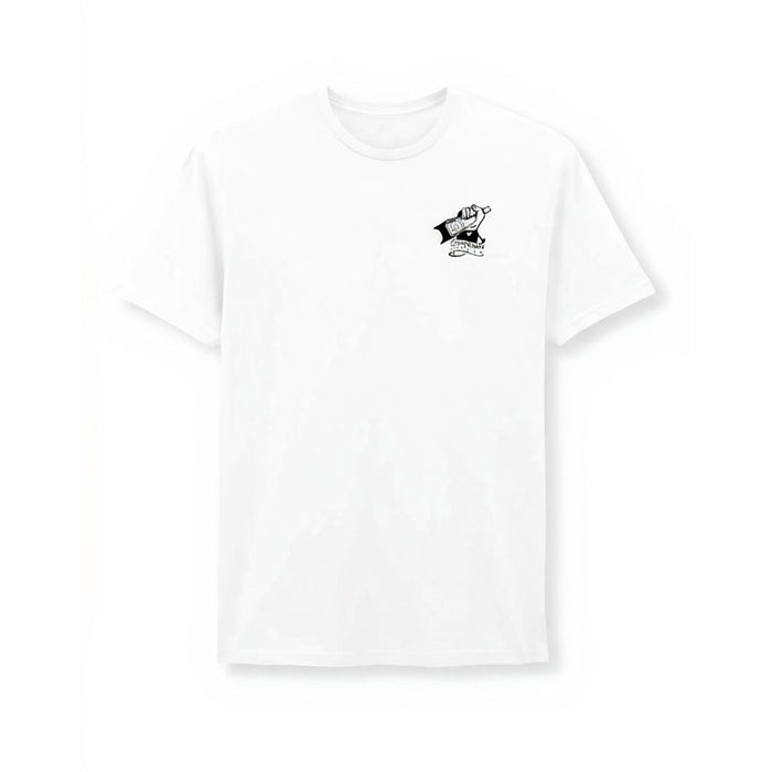 White Mono Crest T Shirt *Online Exclusive*