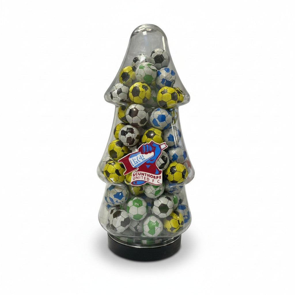 Christmas Tree Chocolate Footballs