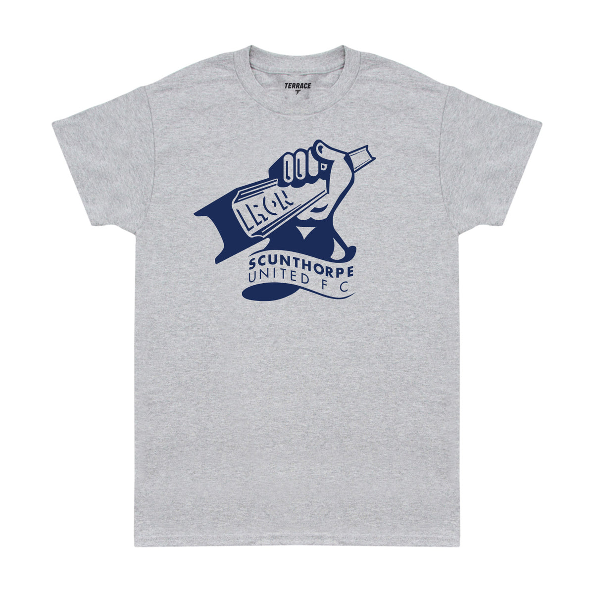 Grey Large Mono Crest T Shirt *Online Exclusive*