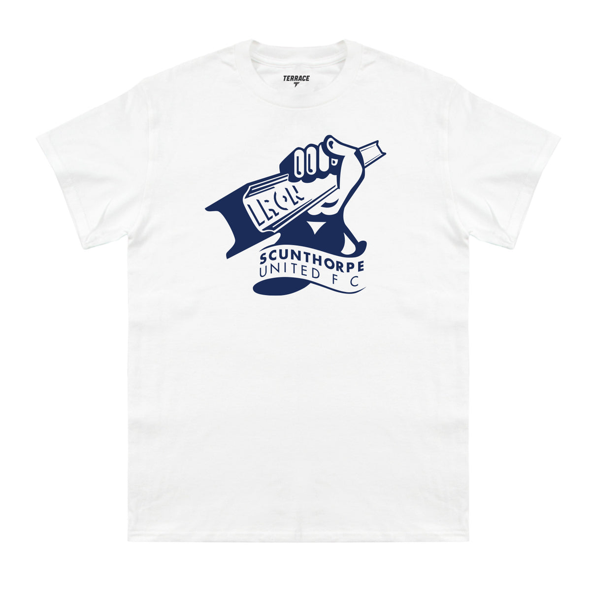 White Large Mono Crest T Shirt *Online Exclusive*