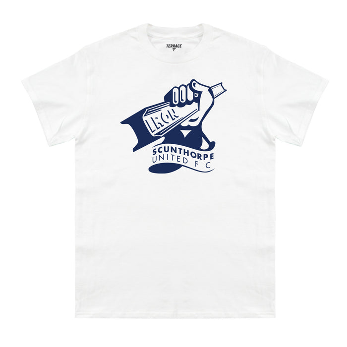 White Large Mono Crest T Shirt *Online Exclusive*