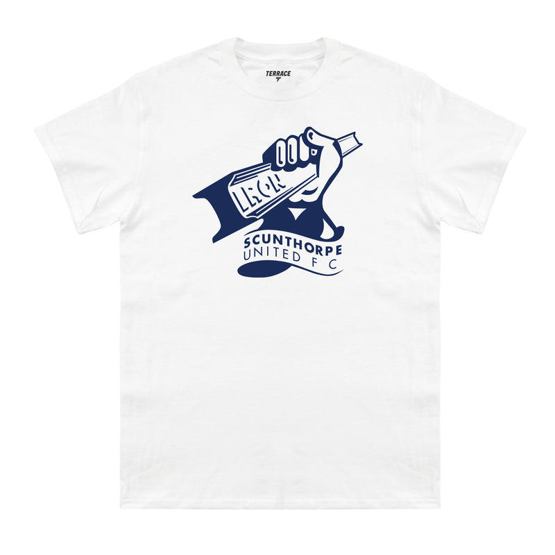White Large Mono Crest T Shirt *Online Exclusive*