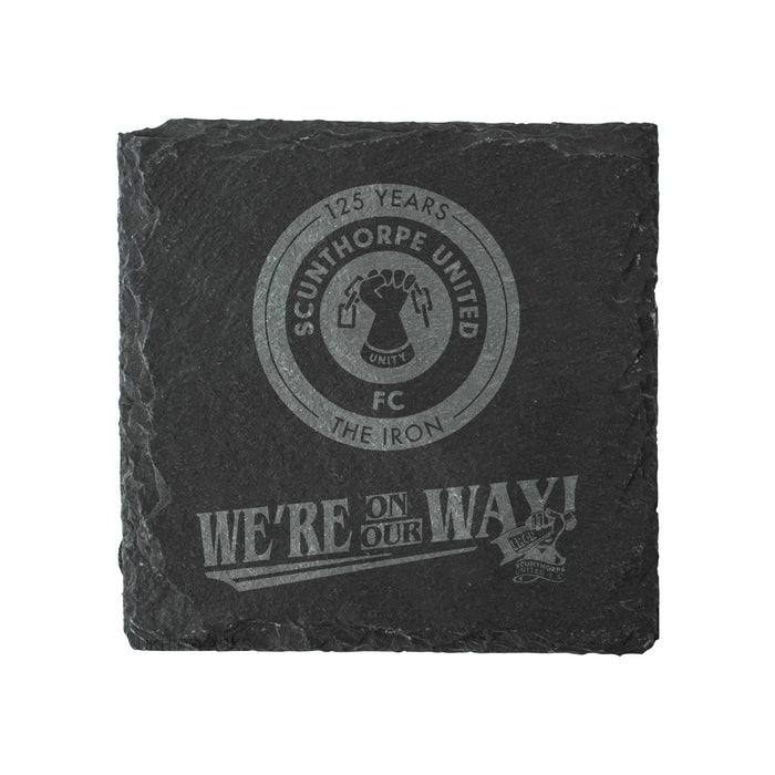 We're on our Way Slate Coaster