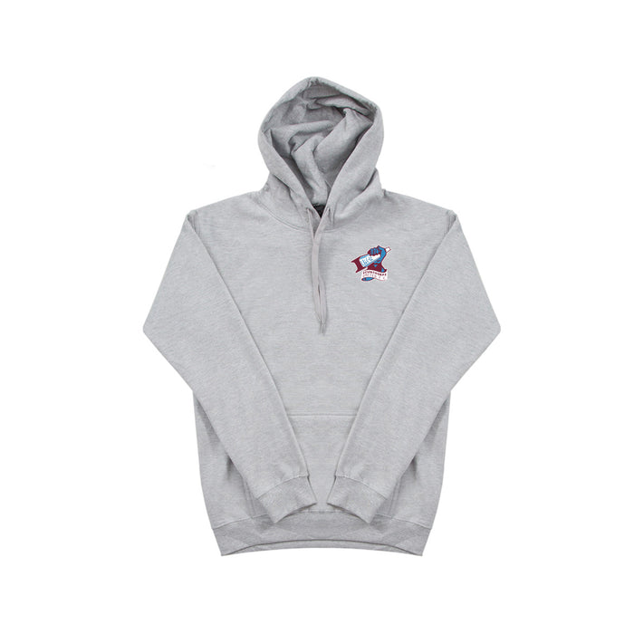 Youth Crest Hoodie Grey