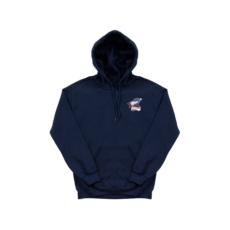 Youth Crest Hoodie Navy