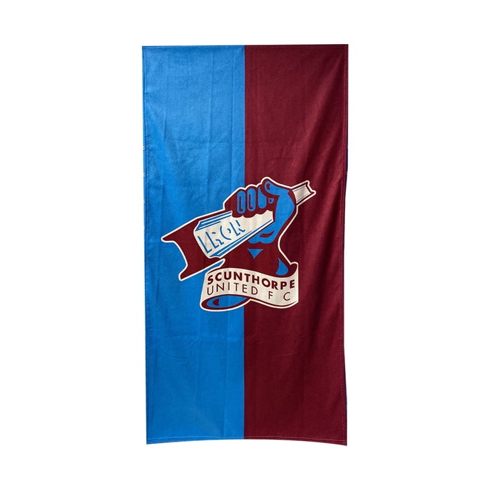Claret & Blue Beach Towel